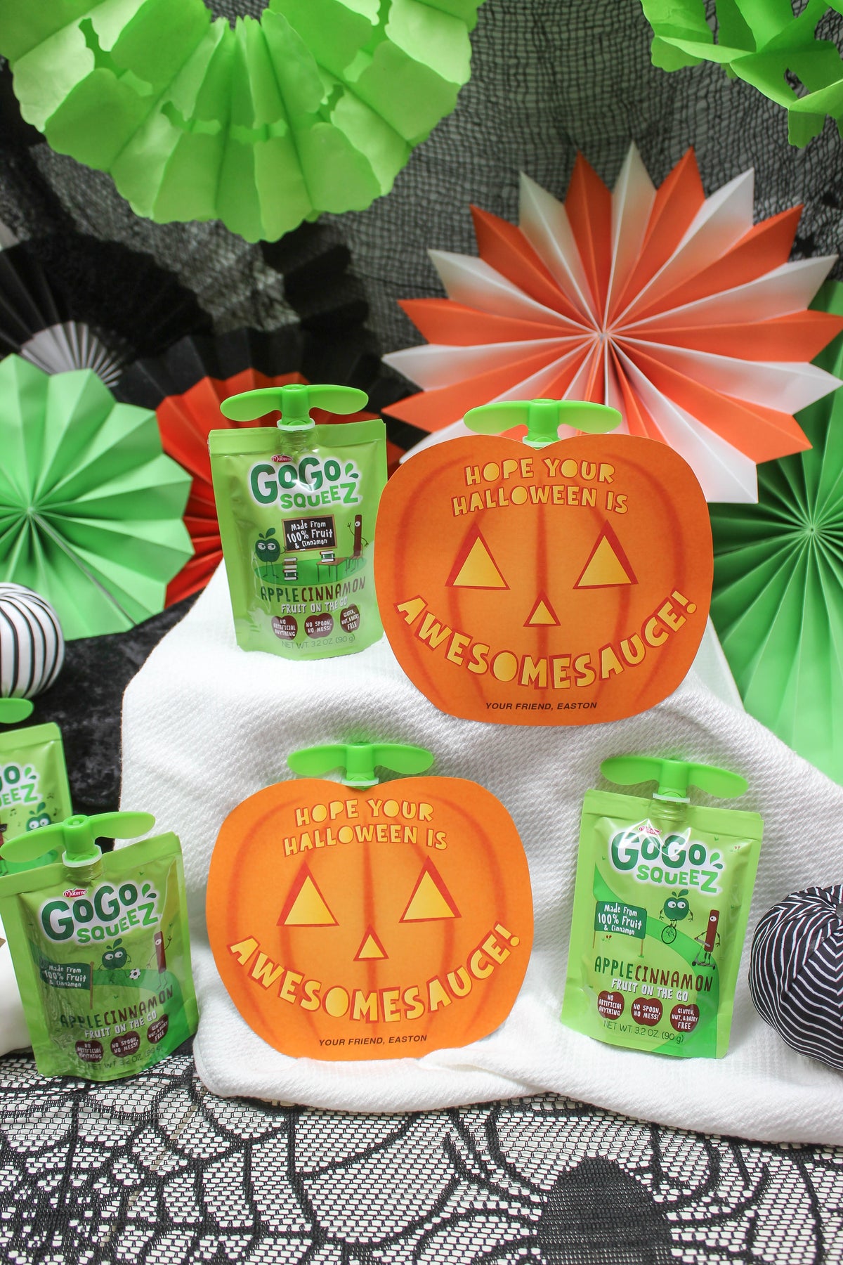 Kids Halloween Applesauce Treat