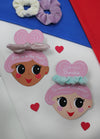 Hair Scrunchie Kids Valentine