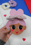 Hair Scrunchie Kids Valentine
