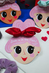 Hair Scrunchie Kids Valentine