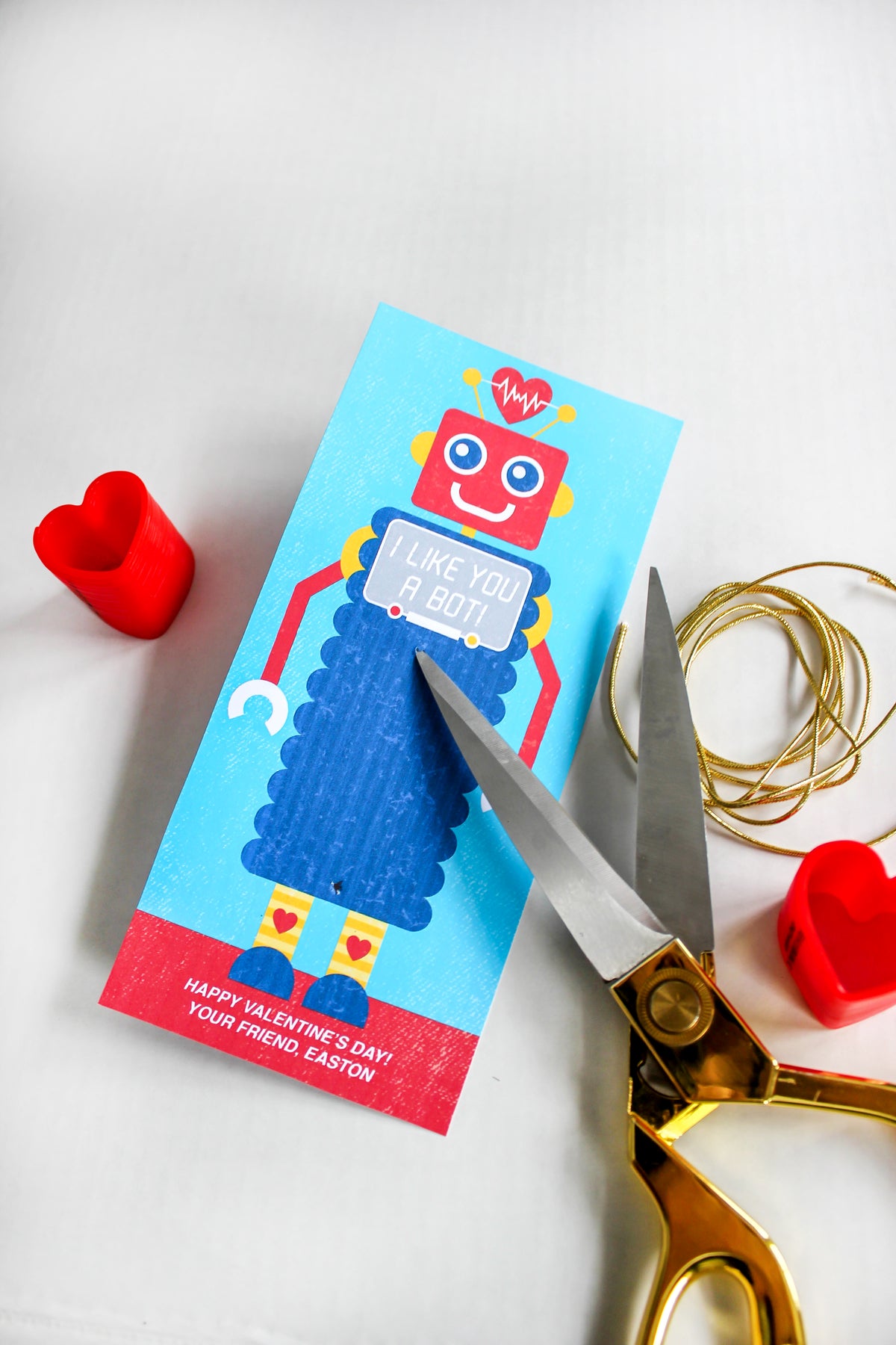 Robot Kids Valentine