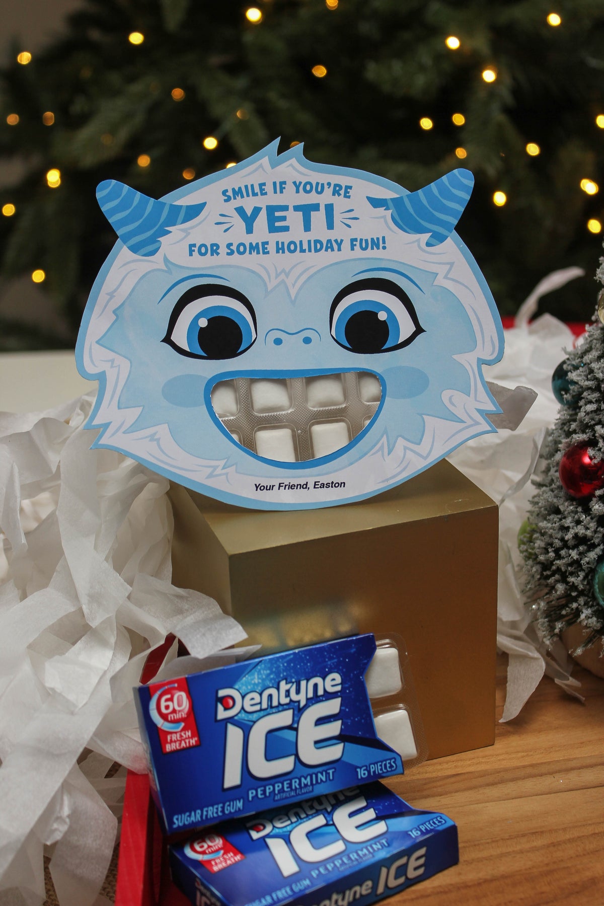 Yeti with Chewing Gum Teeth