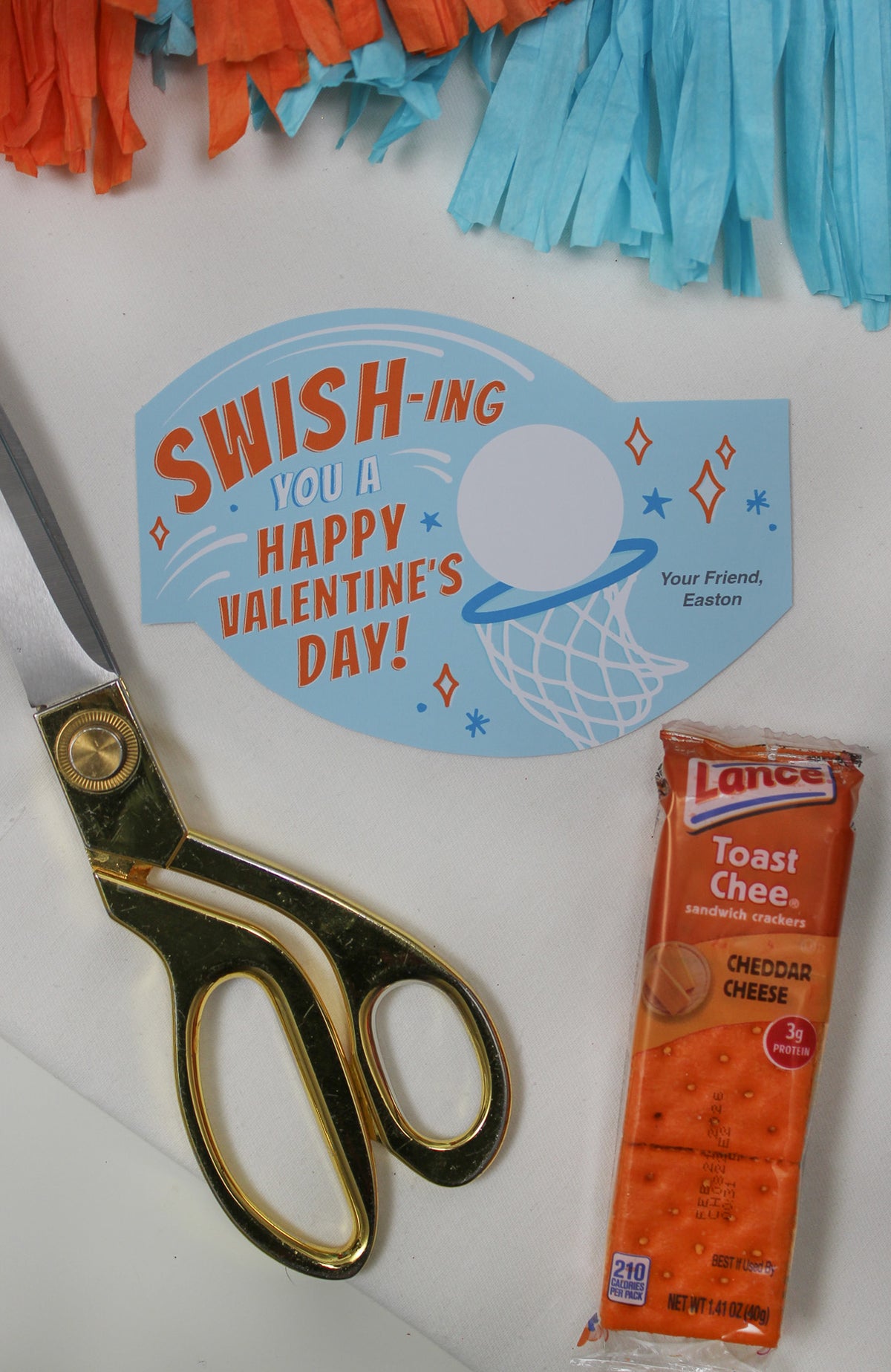 Basketball Kids Valentine