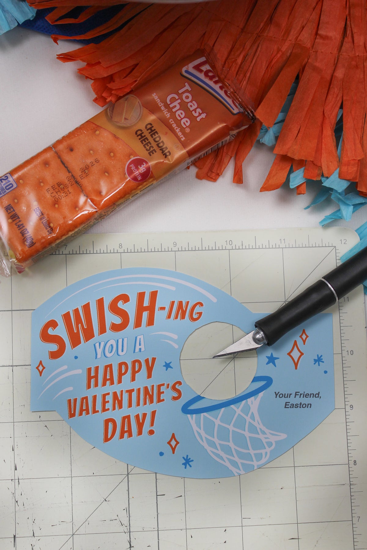 Basketball Kids Valentine