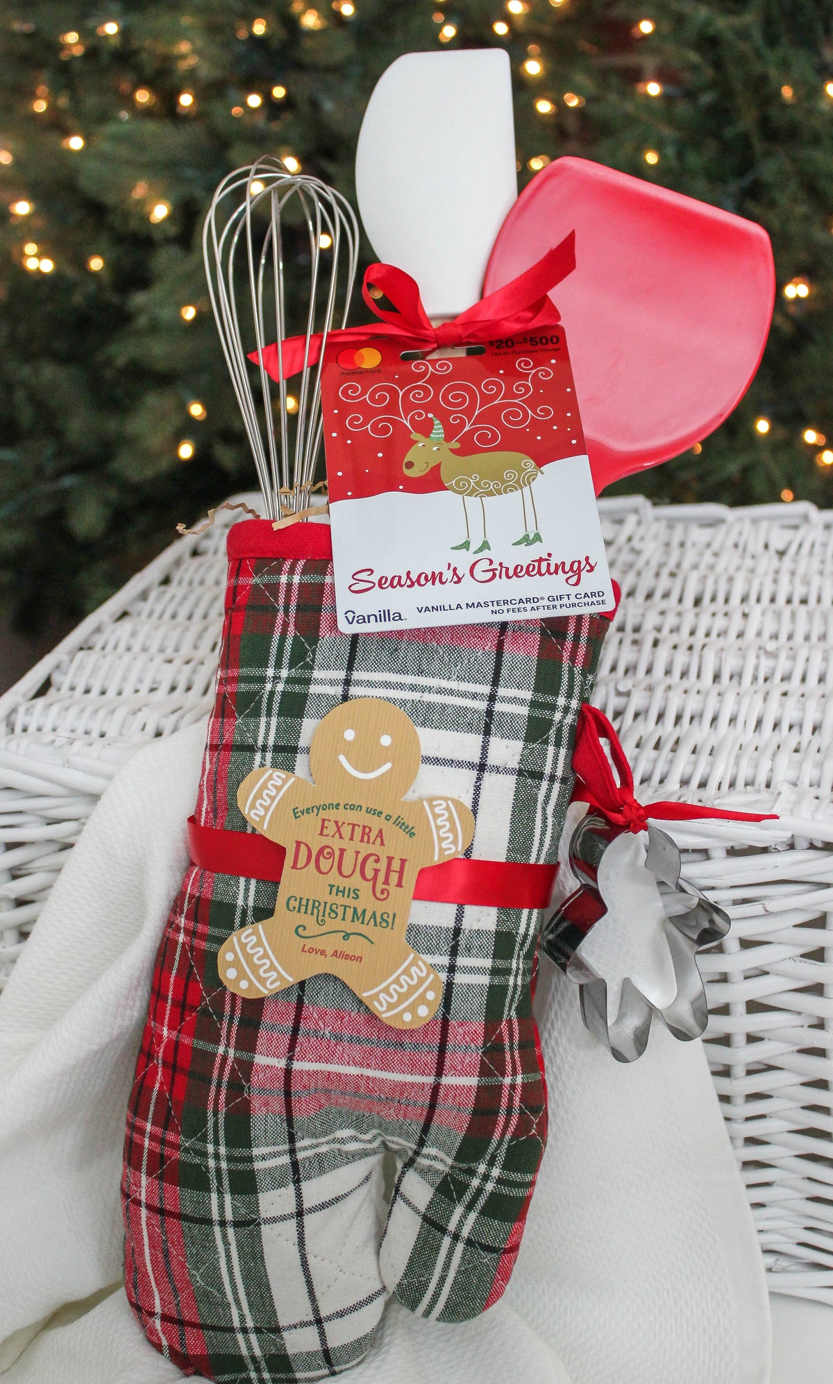 “Extra Dough” Christmas Gift Card Tag