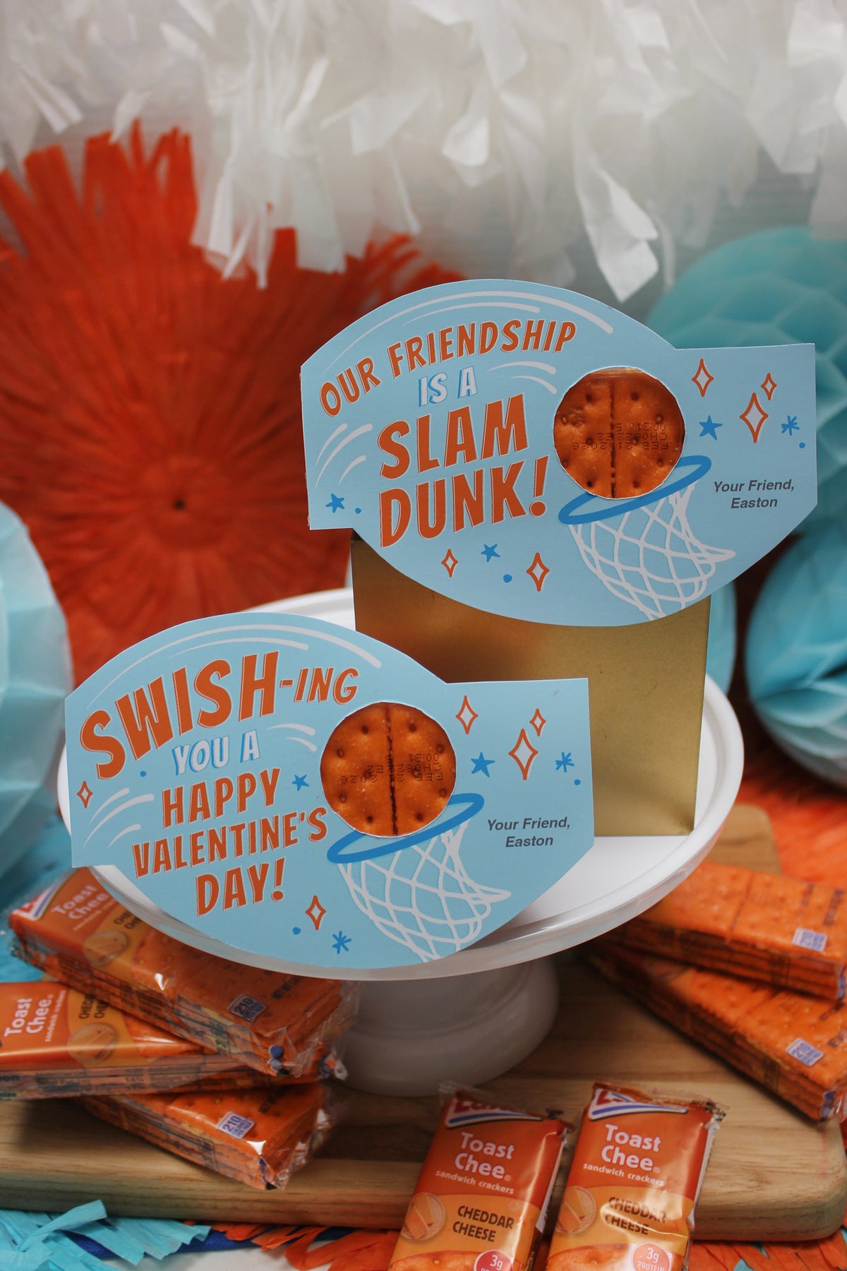 Basketball Kids Valentine