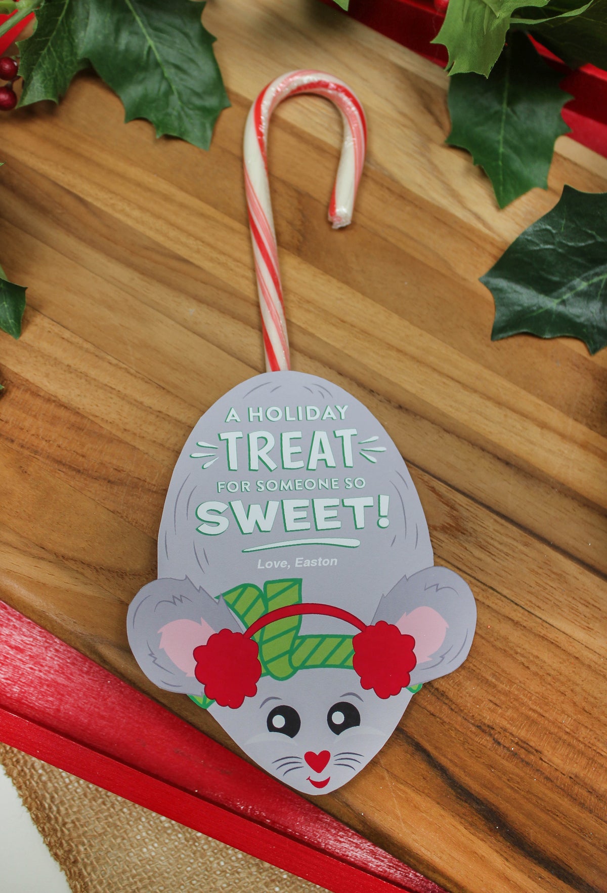 Christmas Mice Candy Cane Treat