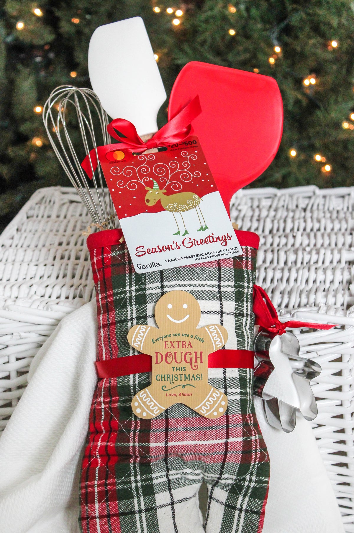 “Extra Dough” Christmas Gift Card Tag