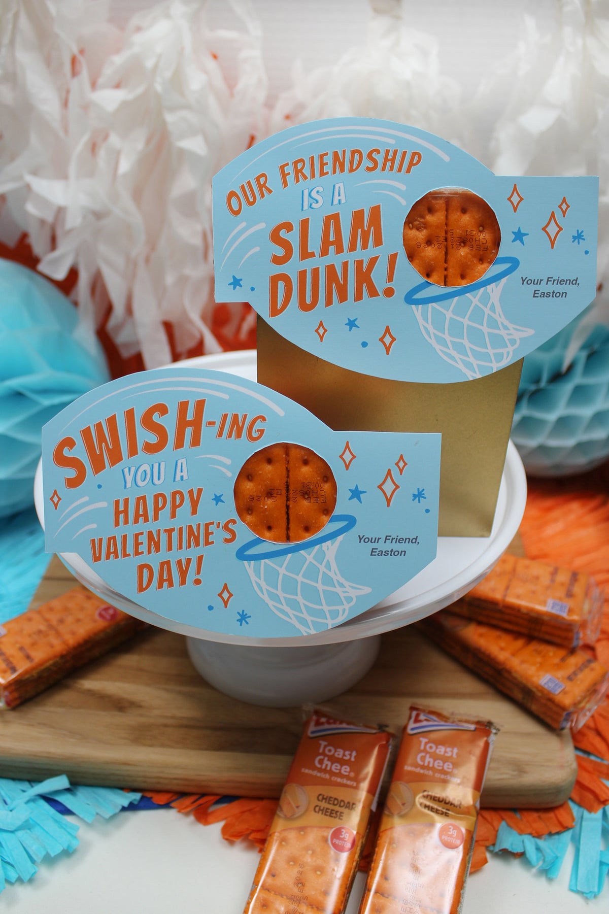 Basketball Kids Valentine