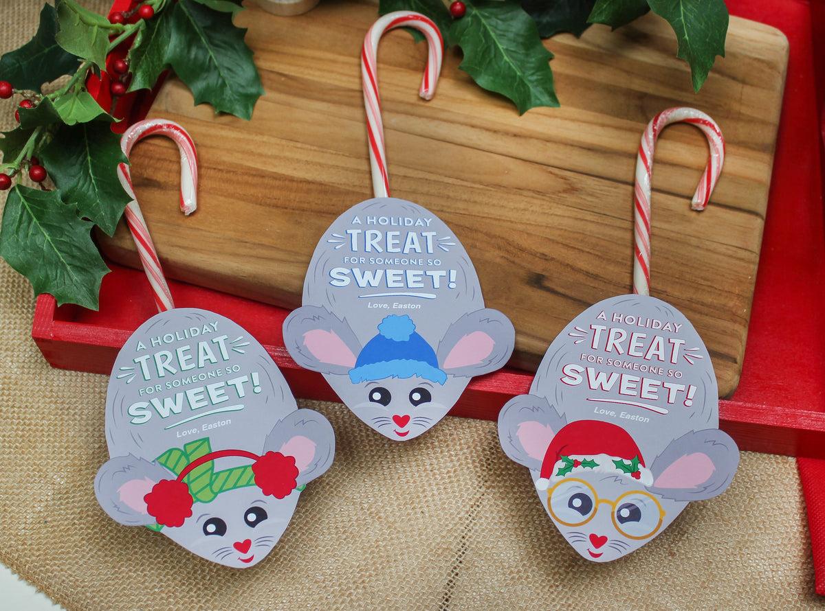 Christmas Mice Candy Cane Treat