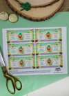 St. Patrick's Day Play Money Reward Coupons