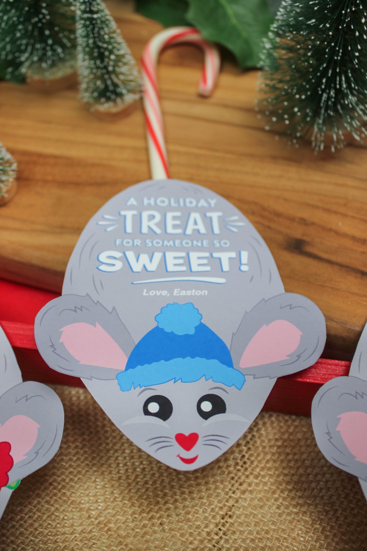 Christmas Mice Candy Cane Treat