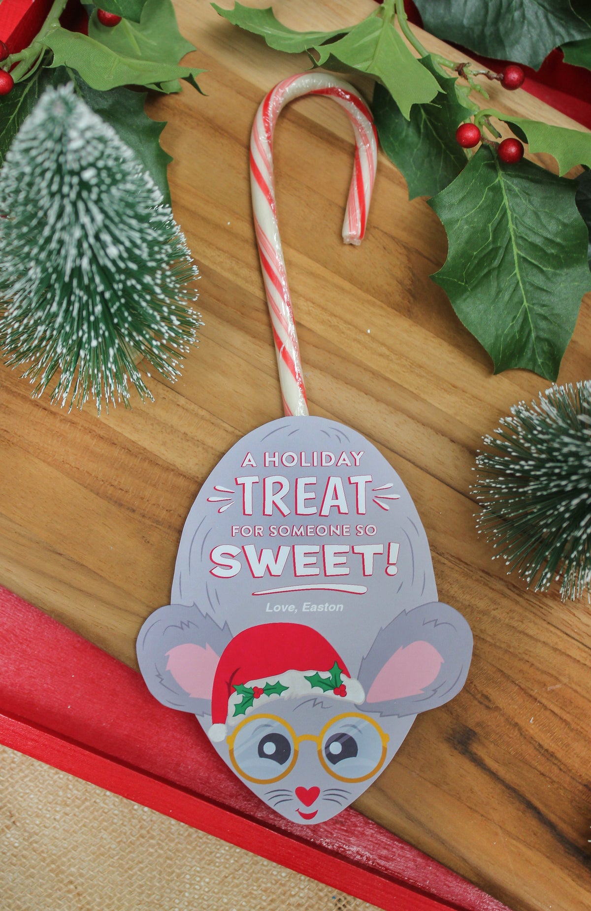 Christmas Mice Candy Cane Treat