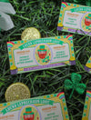 St. Patrick's Day Play Money Reward Coupons