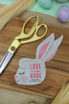 "Love is in the Hare” Easter Hair Scrunchie Gift