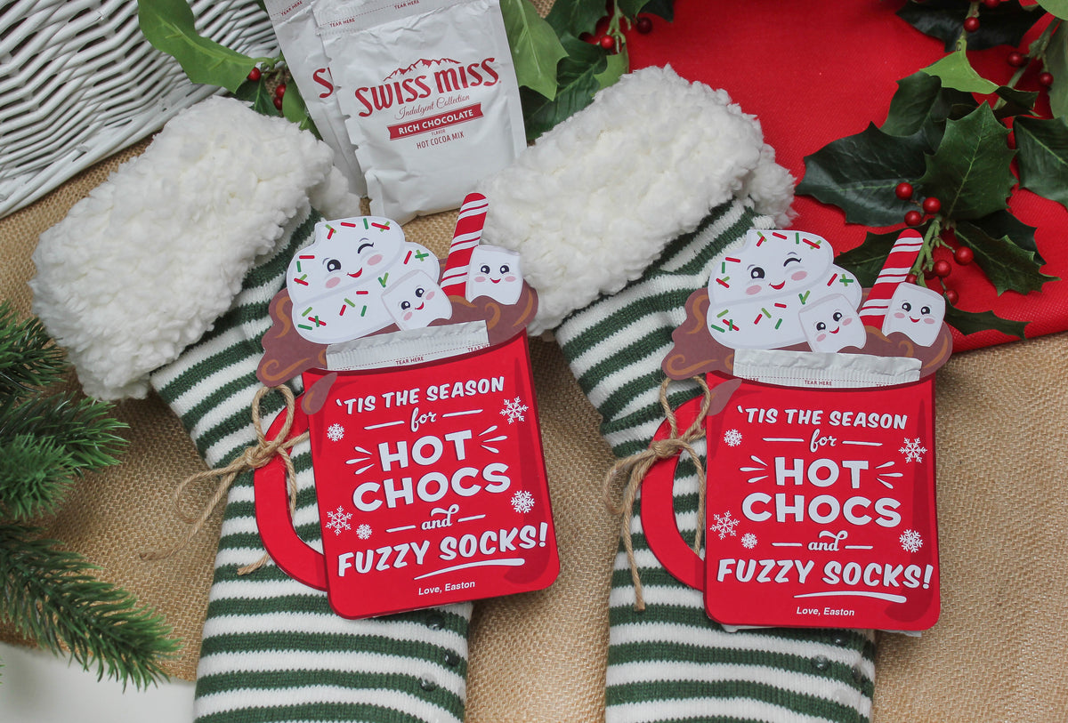 Hot Chocs & Fuzzy Socks Christmas Gift