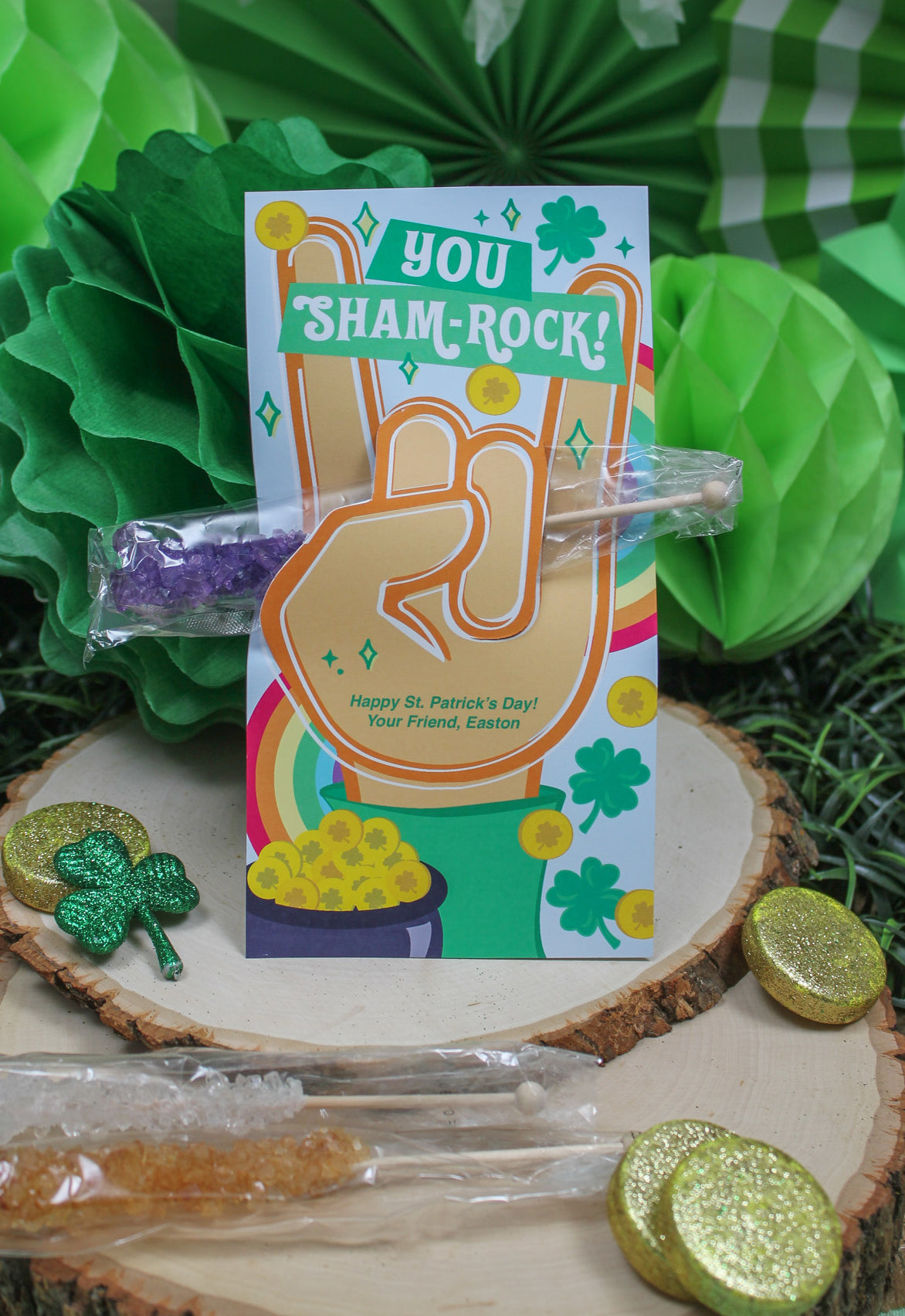 Rocker Leprechaun Hand St. Patrick's Day Treat
