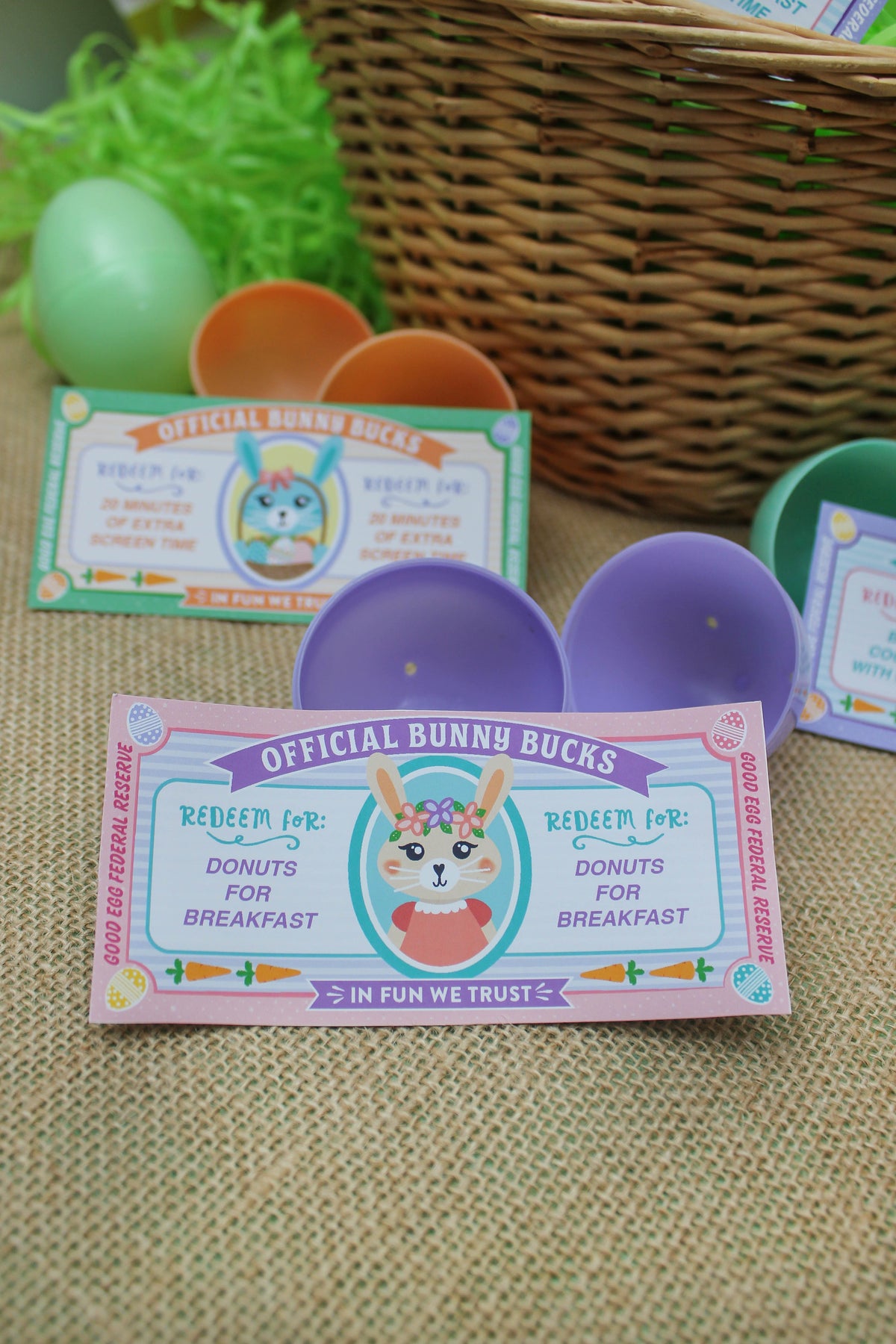 Easter Bunny Bucks Reward Coupons