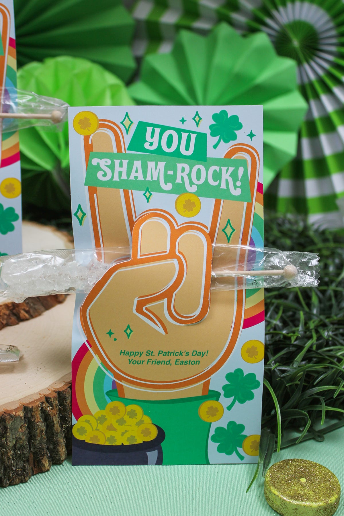 Rocker Leprechaun Hand St. Patrick's Day Treat