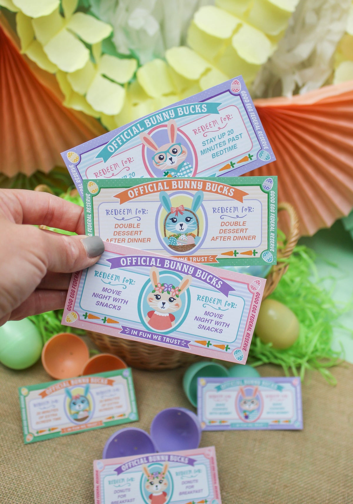 Easter Bunny Bucks Reward Coupons