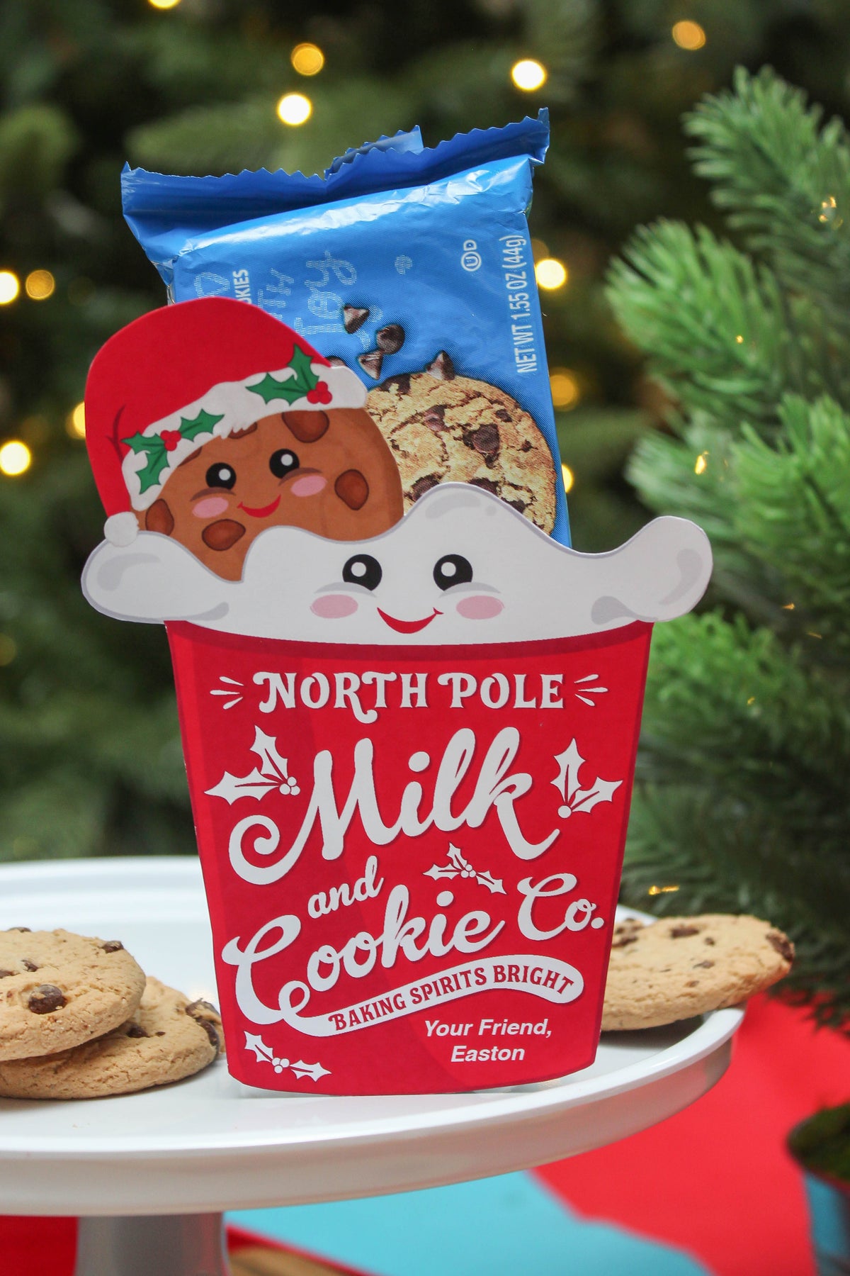 Milk and Cookies Christmas Treat