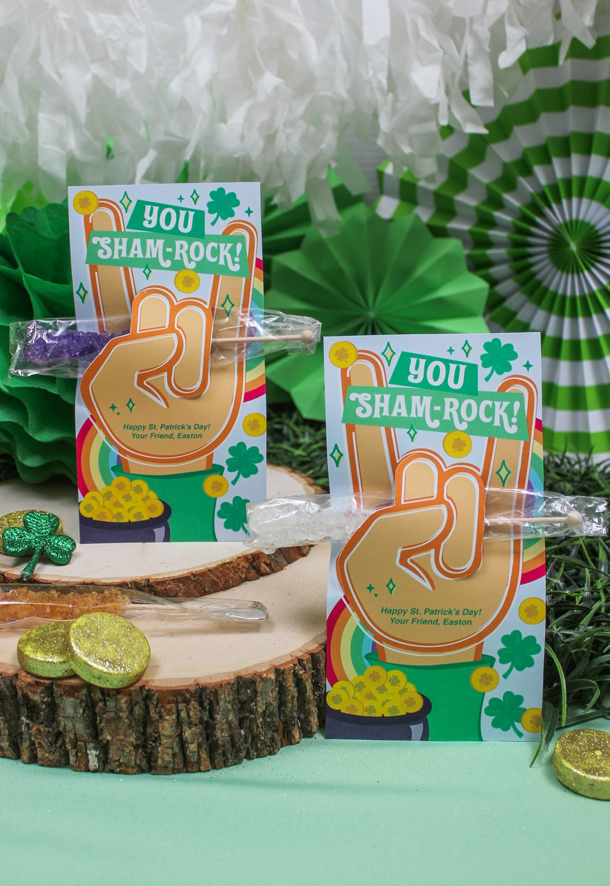 Rocker Leprechaun Hand St. Patrick's Day Treat