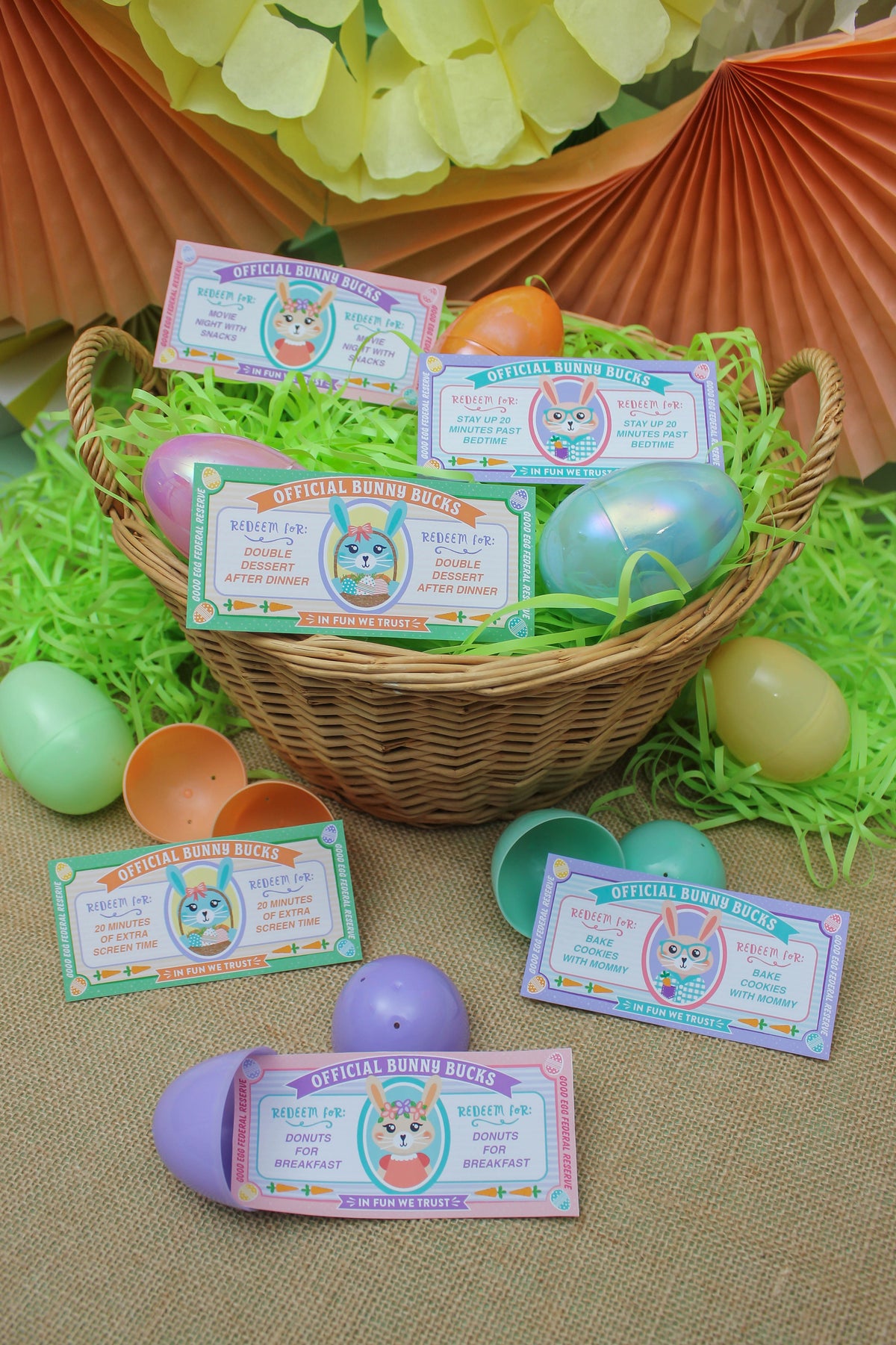 Easter Bunny Bucks Reward Coupons