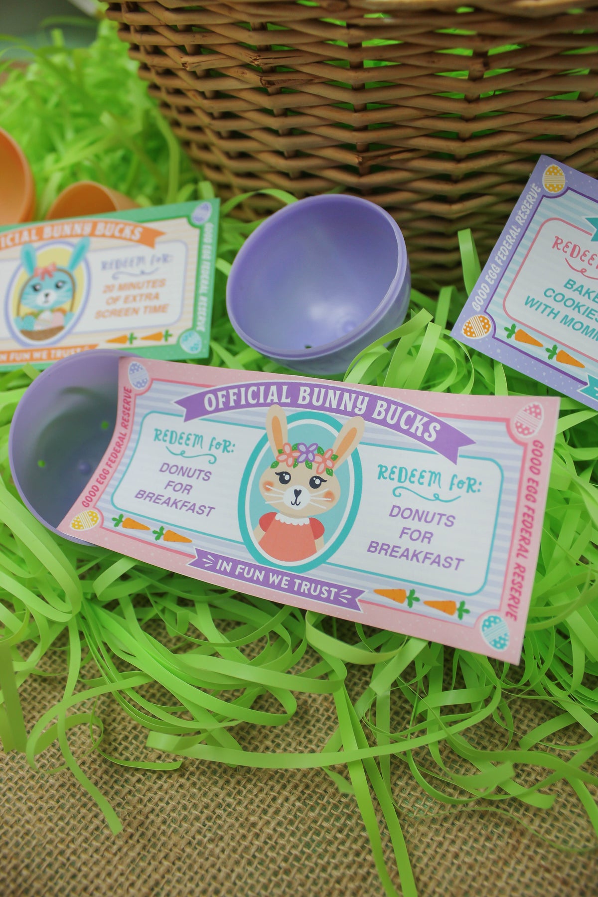 Easter Bunny Bucks Reward Coupons