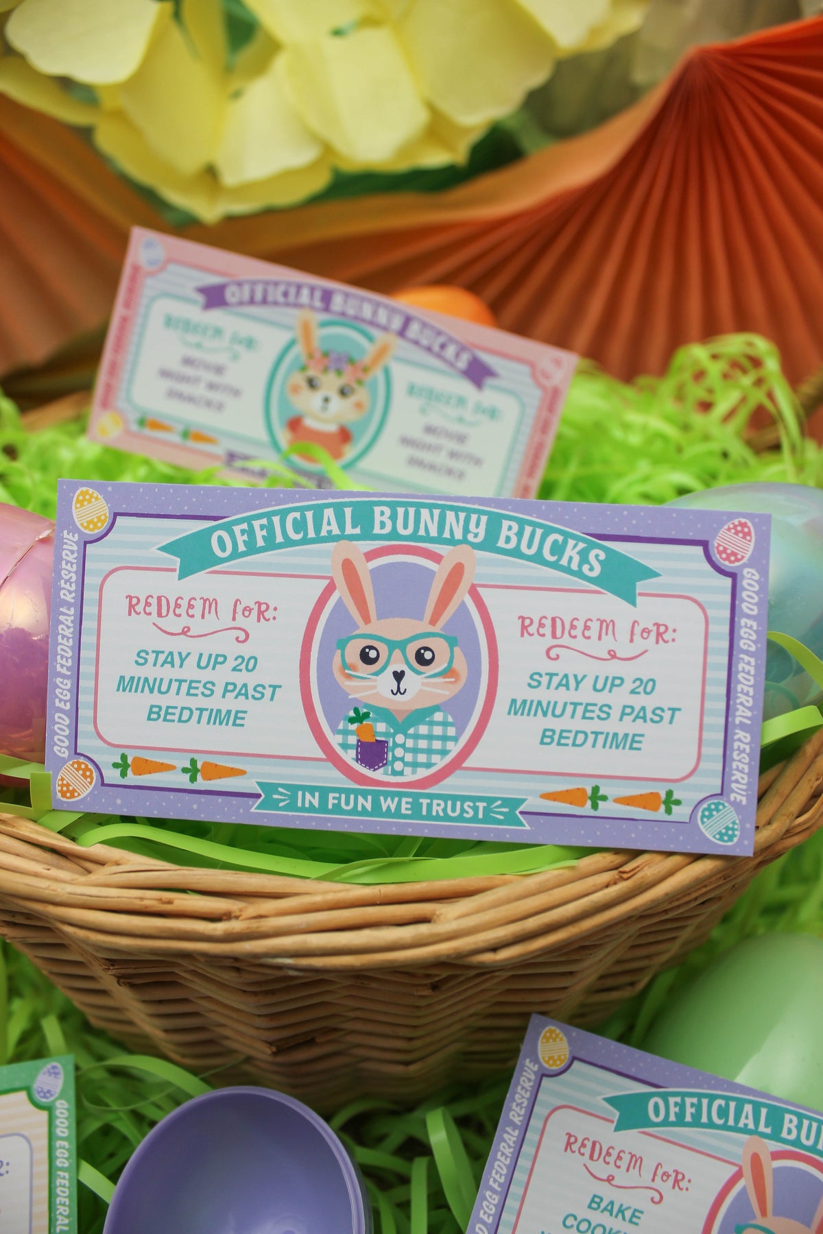 Easter Bunny Bucks Reward Coupons