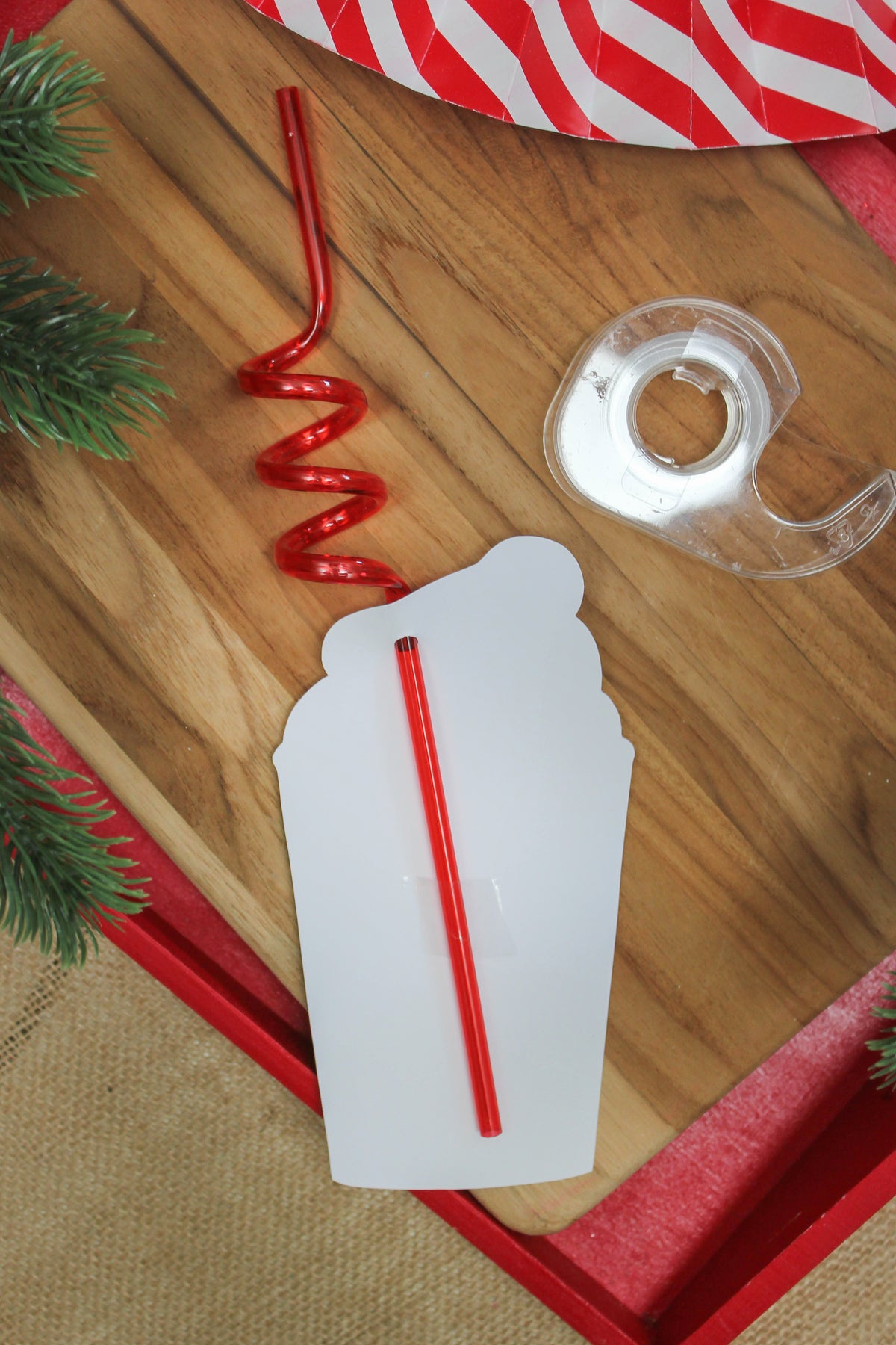 Crazy Straw Christmas Gift