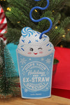 Crazy Straw Christmas Gift