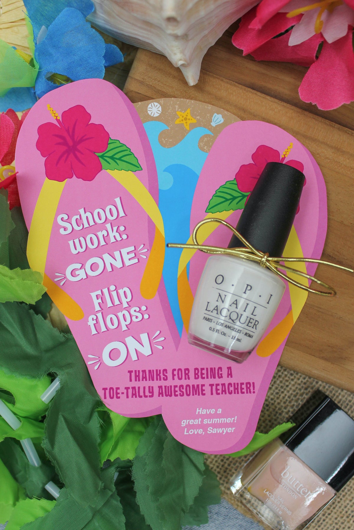 Flip Flop Teacher Gift