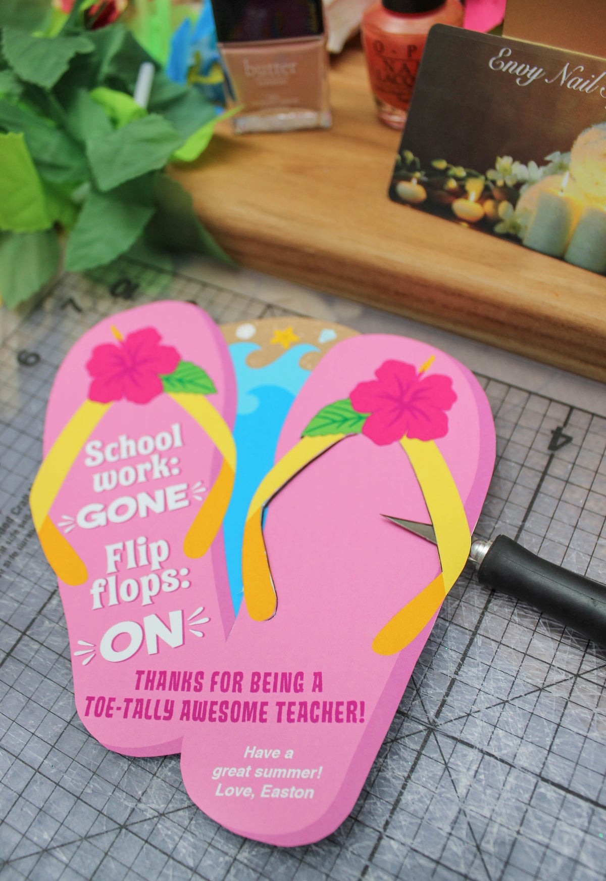 Flip Flop Teacher Gift