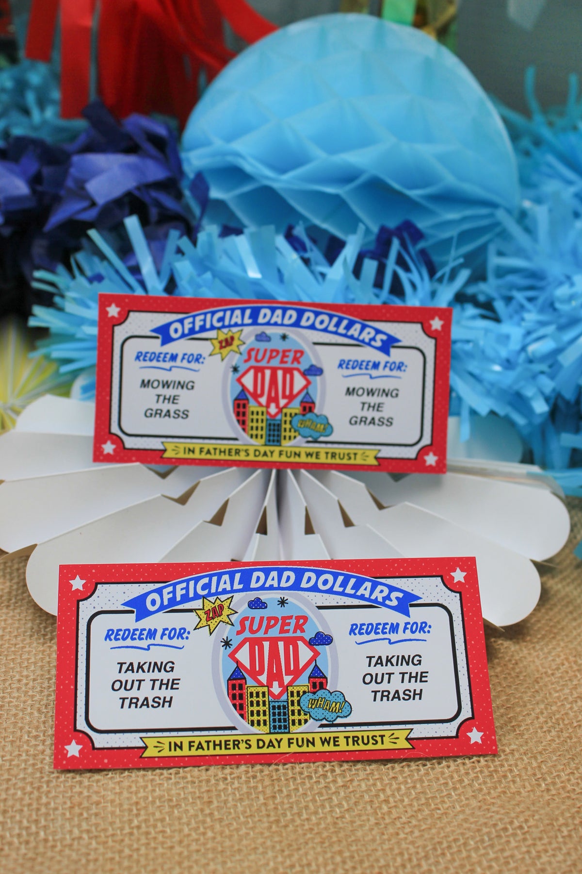 "Dad Dollars" Father's Day Coupons