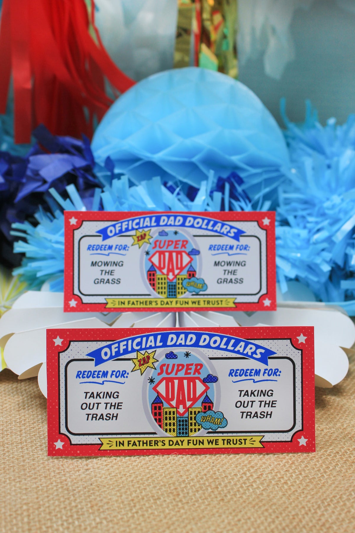 "Dad Dollars" Father's Day Coupons