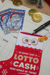 Lottery Ticket Christmas Stocking