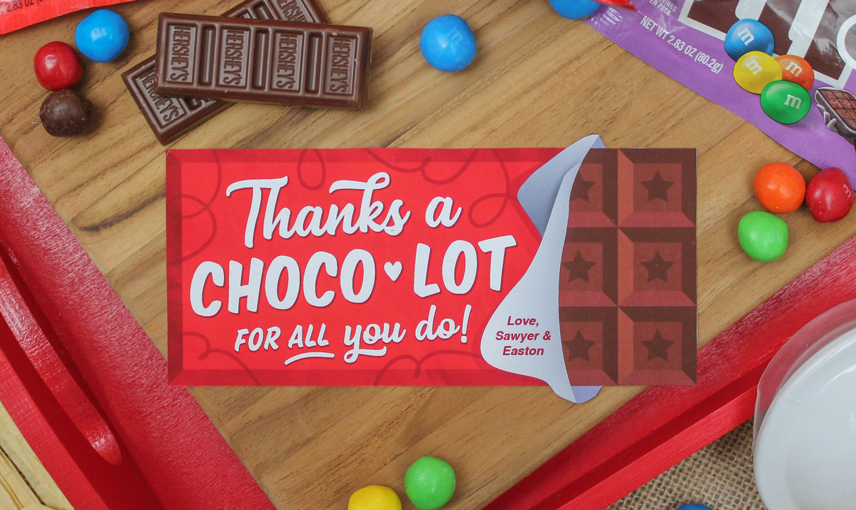 “Thanks a Choco-lot” Gift Tag