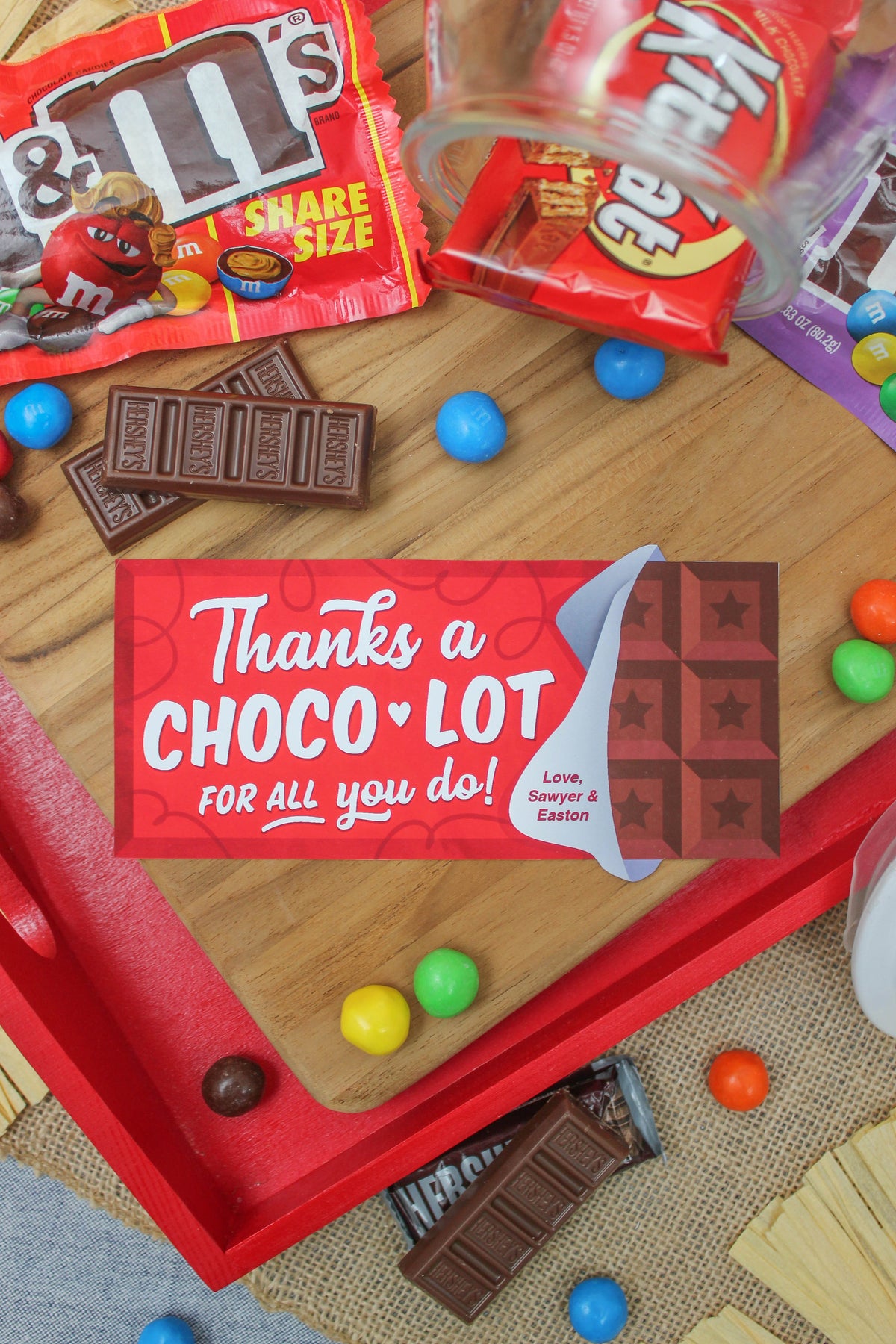 “Thanks a Choco-lot” Gift Tag