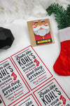 “Kohl's in your Stocking” Christmas Gift Card Tag