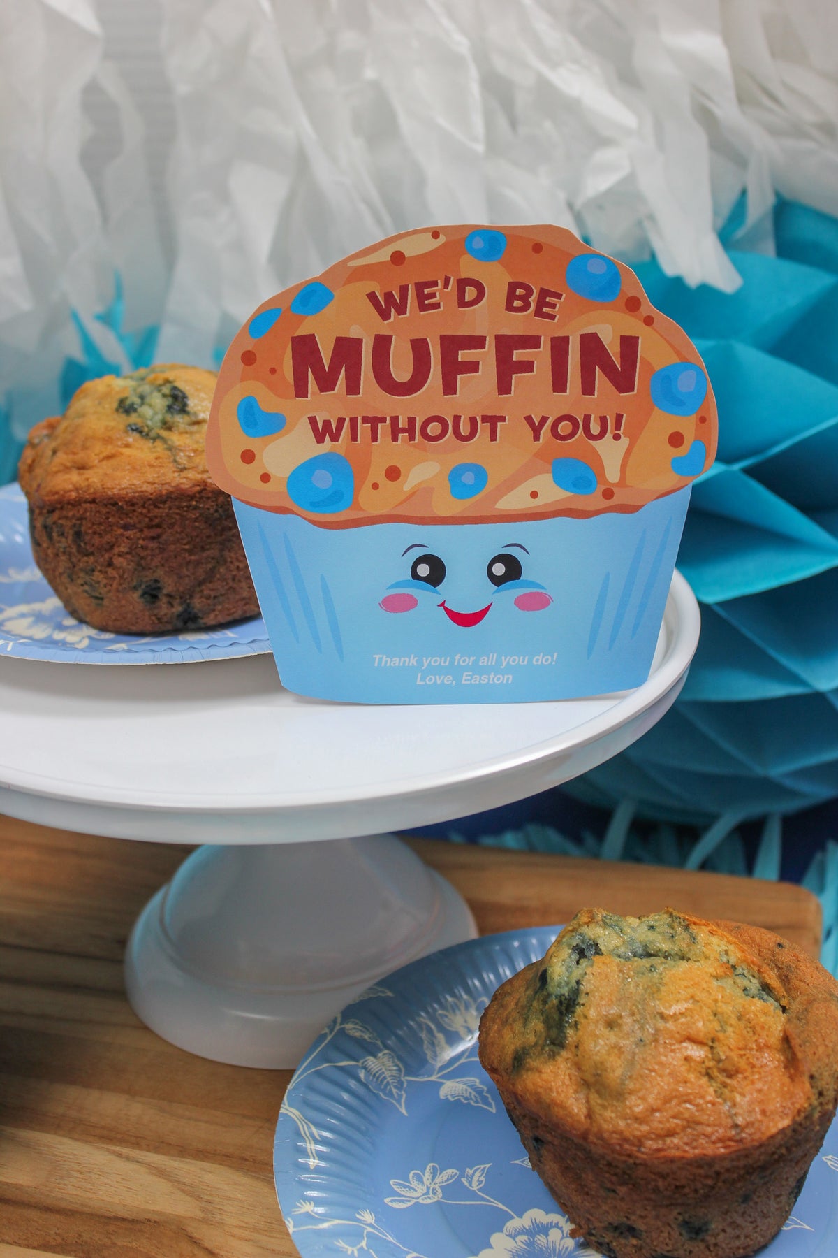 Muffin Gift Card Holder