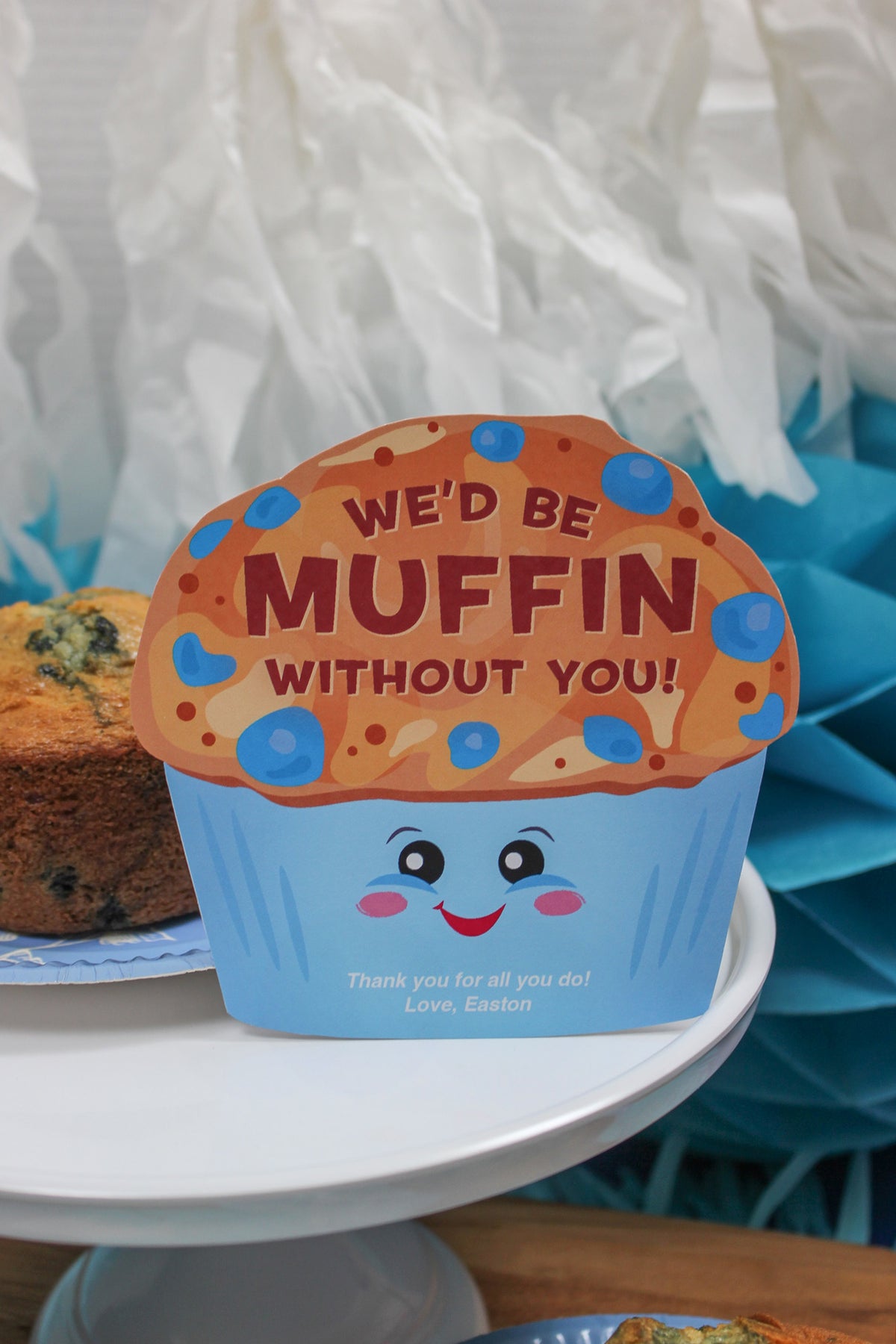 Muffin Gift Card Holder