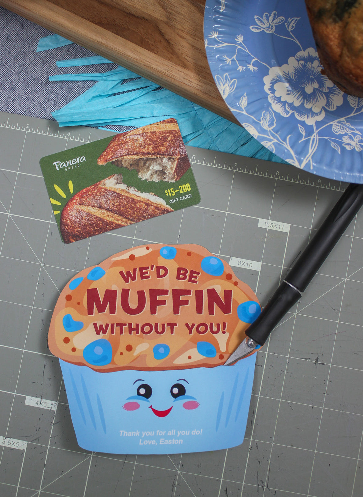 Muffin Gift Card Holder