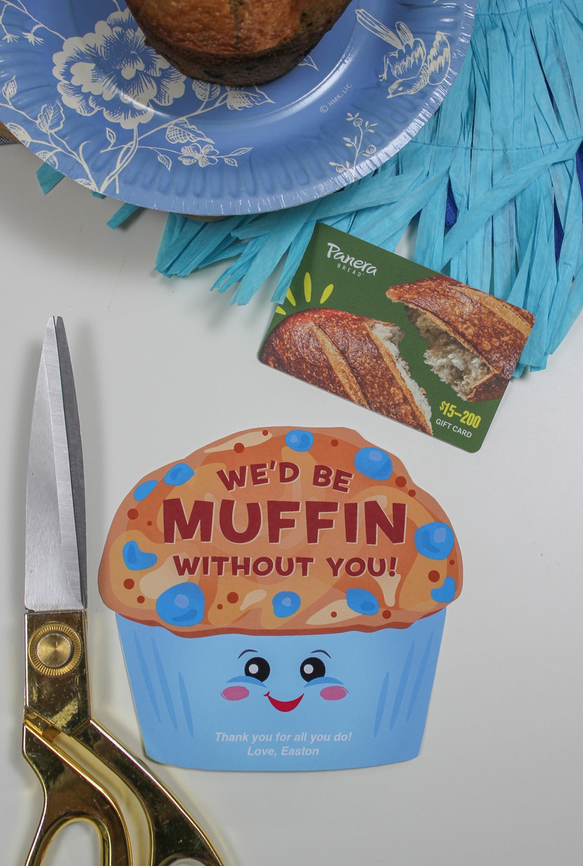 Muffin Gift Card Holder