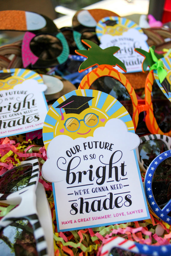 Future So Bright Graduation Party Favor Tag