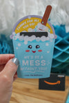 Bucket and Mop Gift Card Holder