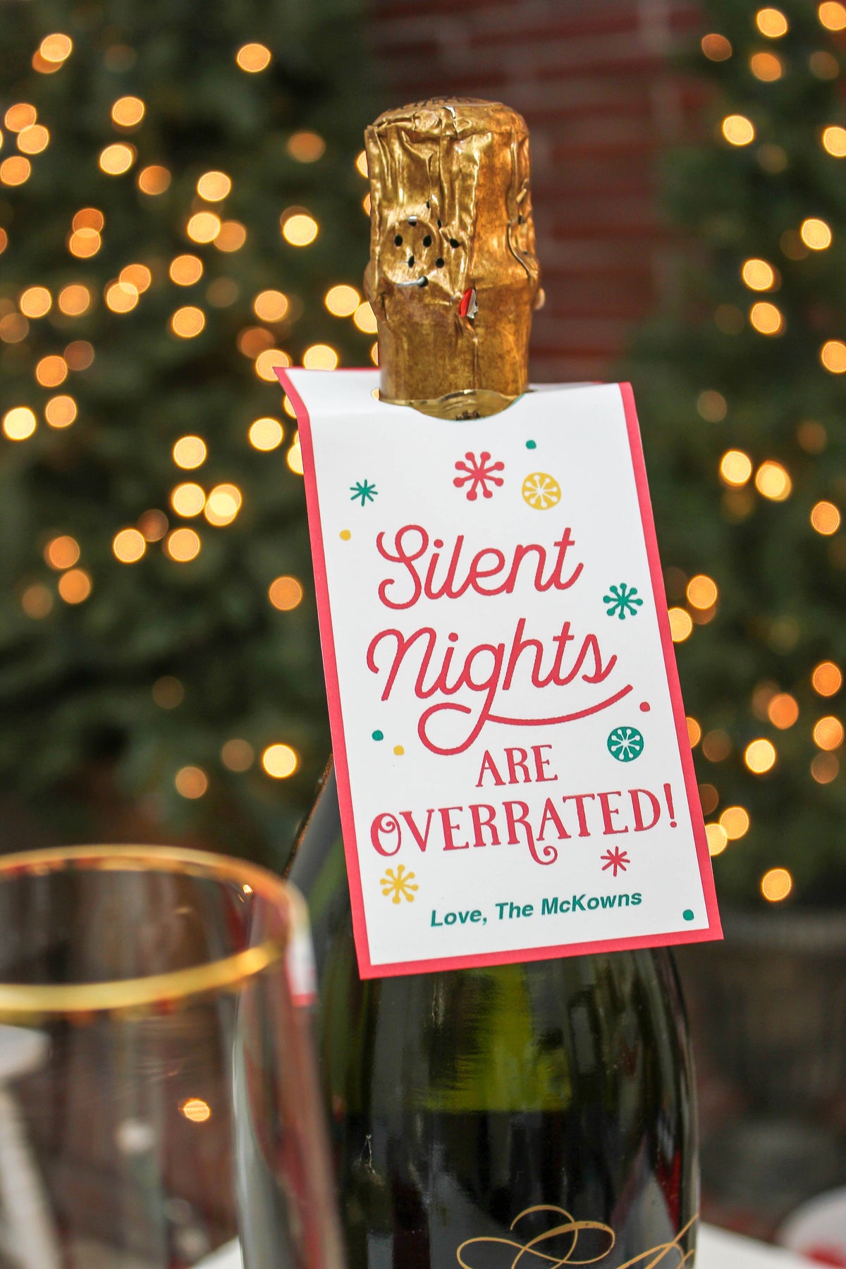 Christmas Wine Gift Tags