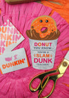 “Slam Dunk” Coffee and Donut Gift Card Holder