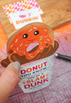 “Slam Dunk” Coffee and Donut Gift Card Holder