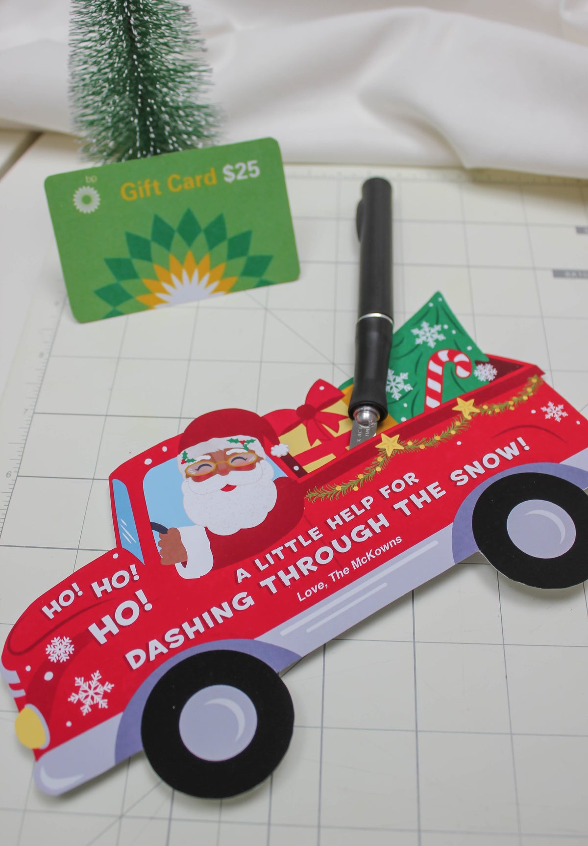 Christmas Fuel Gift Card Holder