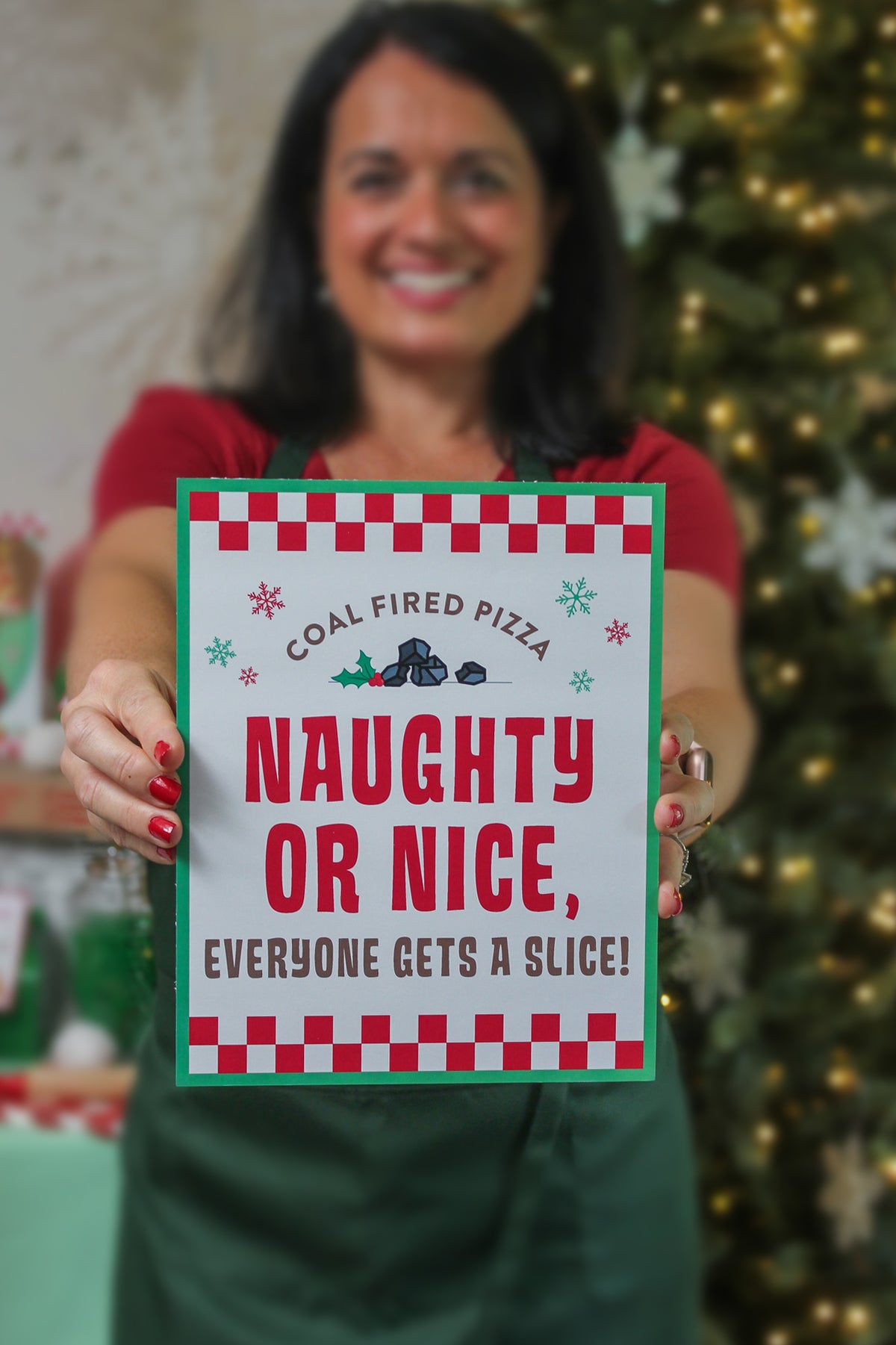 Christmas Pizza Party Decor Pack